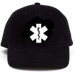 6 Panel Alloy Cap with Embroidered Star of Life