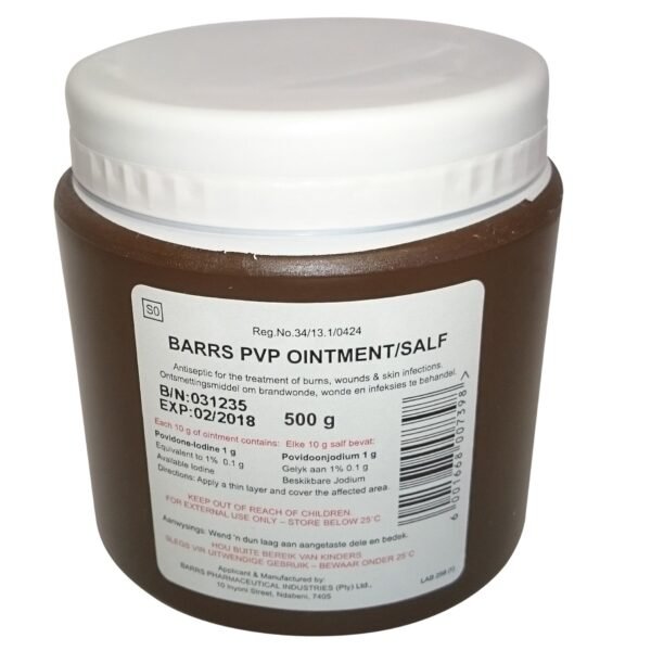 Barrs PVP Ointment 500g