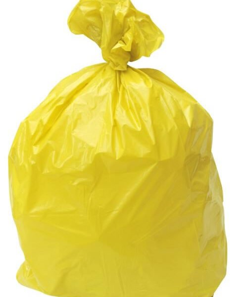 Bio-Hazard Solid Yellow Bag (Singles)