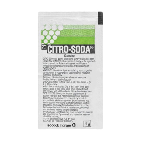 Citro-Soda Granules 4g Sachet