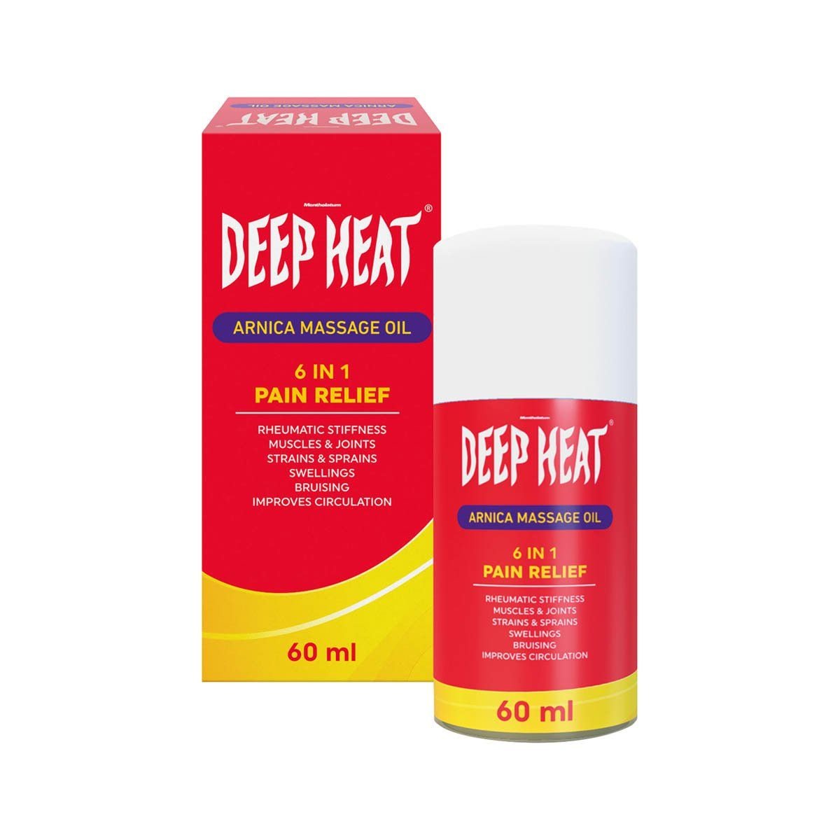 Deep Heat Arnica Massage Oil 60ml Deep Heat Arnica Massage Oil 60ml