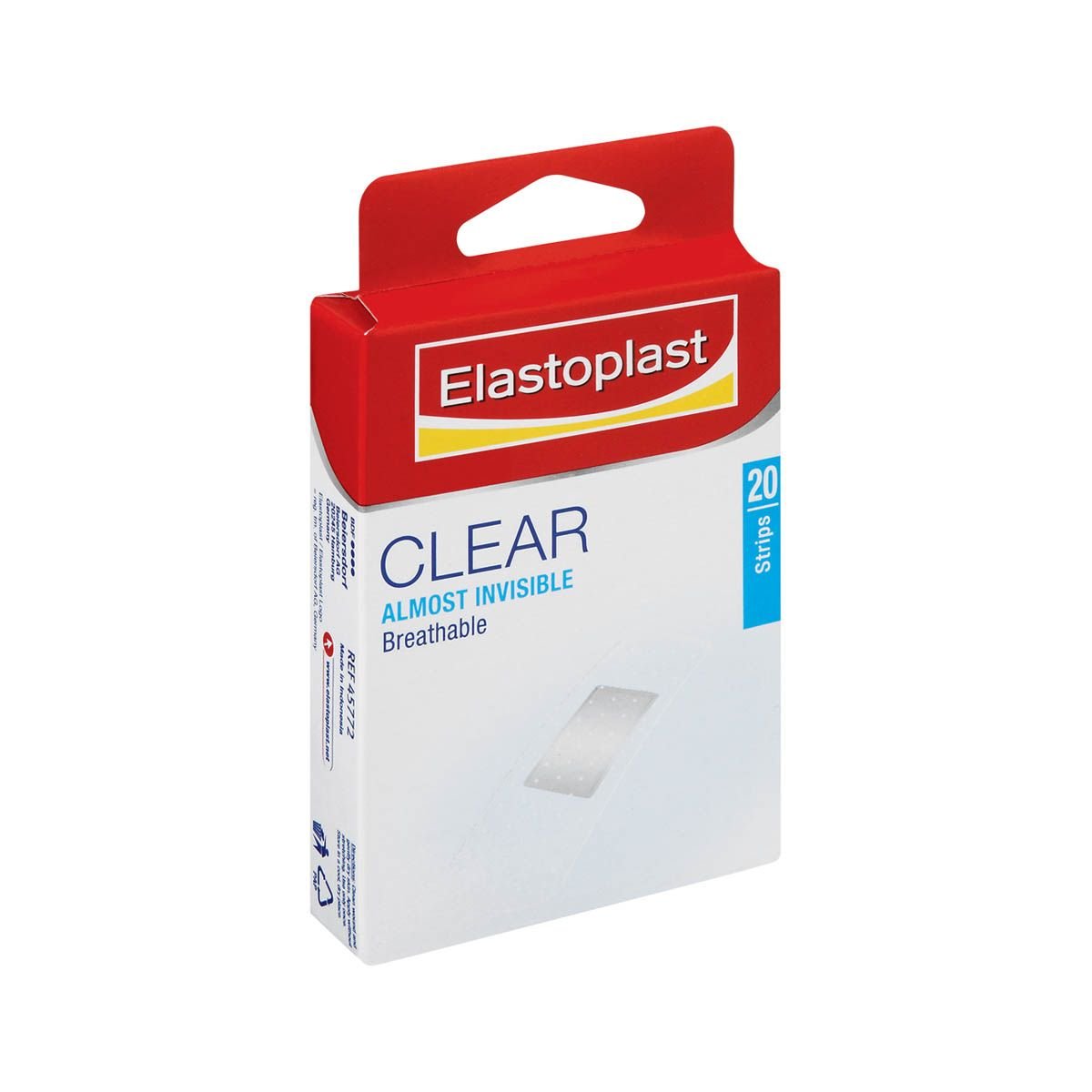 Elastoplast Clear Plasters 20`s Elastoplast Clear Plasters 20`s