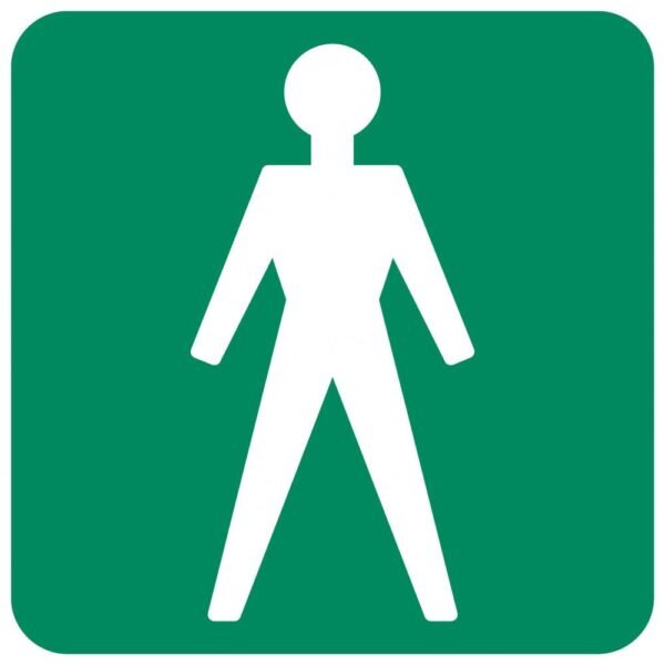 Gents Toilet safety sign