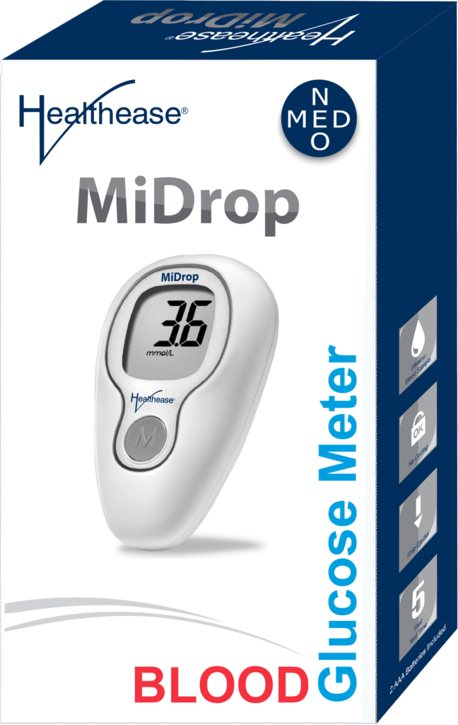 Healthease MiDrop Glucometer