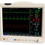 JR2000D Patient Monitor with NIBP/PR/SPO2/TEMP/RESP/ECG/ETC02 12" Screen