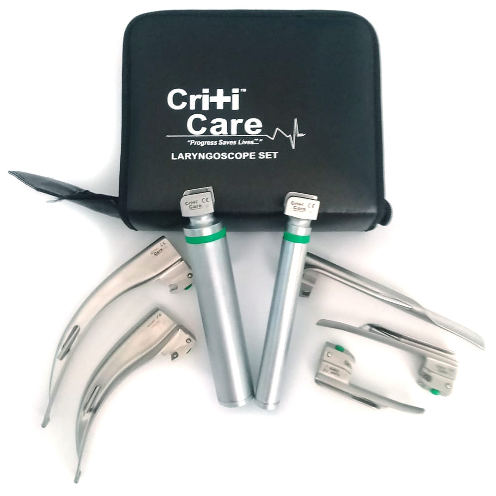 Laryngoscope Set Fibre Optic 5 Blade and 2 Handles Laryngoscope Set Fibre Optic 5 Blade and 2 Handles