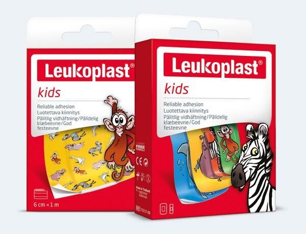Leukoplast® kids Junior Assorted Zoo - 12/Box