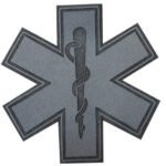 Medium Iron On Reflective Star of Life