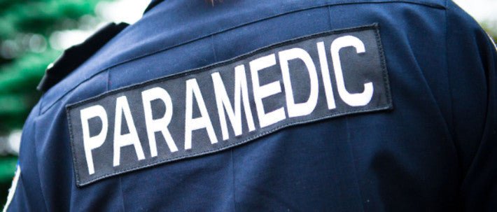 Paramedic Print on Back of Jacket/Jump Suit