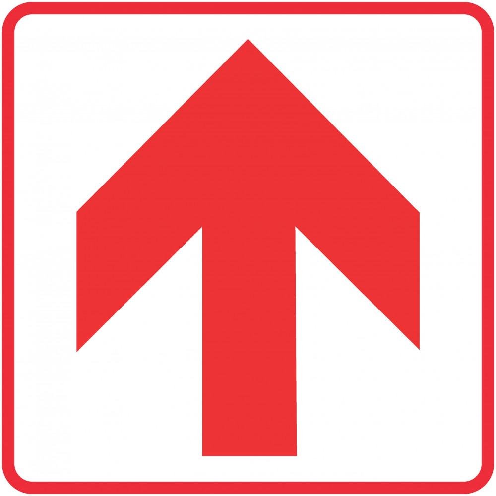 Red Arrow - Location of Fire Fighting equipment safety sign