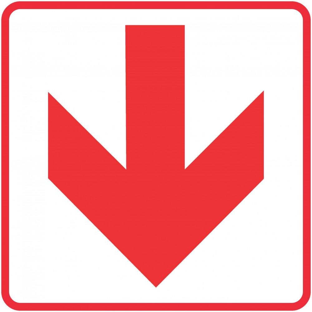 Red Arrow - Location of Fire Fighting equipment safety sign Red Arrow - Location of Fire Fighting equipment safety sign