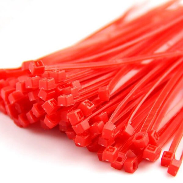 Red Cable Ties (100/Packet)