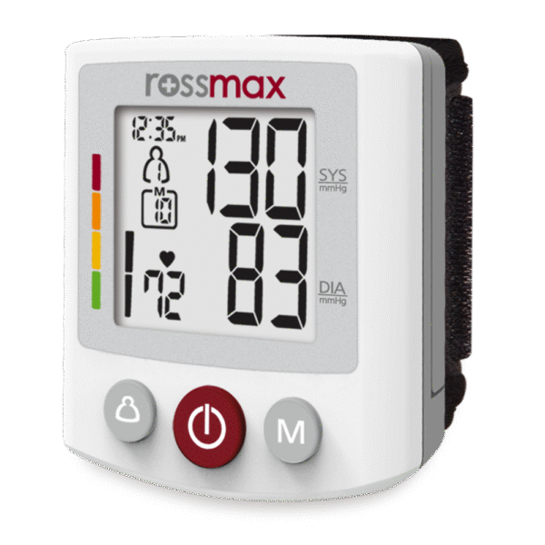 Rossmax Wrist Blood Pressure Meter with XL Display