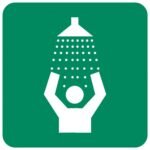 Safety Shower safety sign