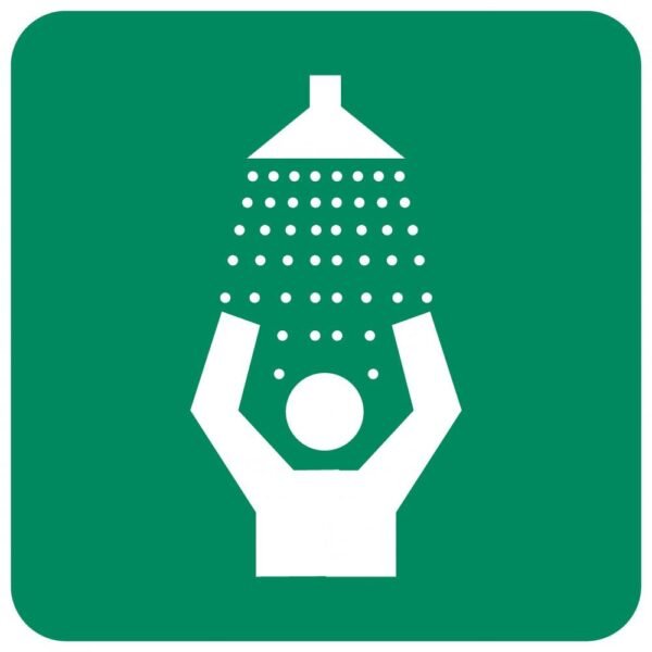 Safety Shower safety sign