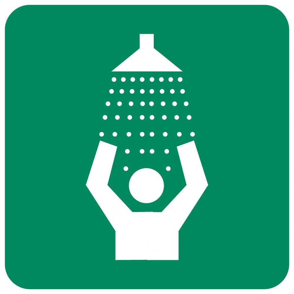 Safety Shower safety sign Safety Shower safety sign