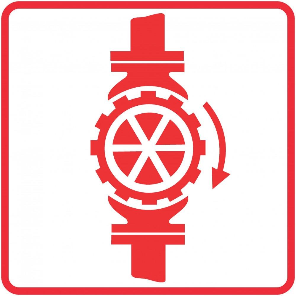 Sprinkler Stop Valve safety sign