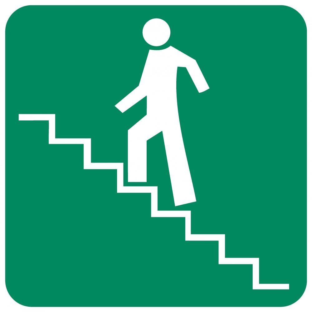 Stairs Going Up (Left) safety sign Stairs Going Up (Left) safety sign