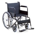 Wheelchair - Steel/Nylon with Fixed Arm/Foot Rests (Basic Model)